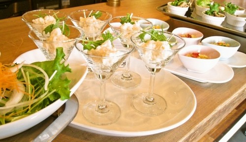 人気の前菜ビュッフェ