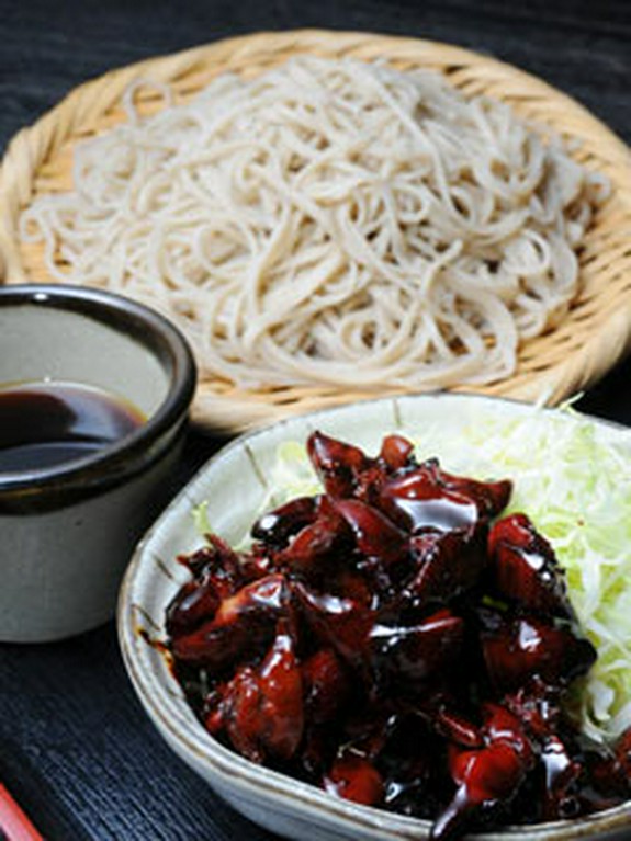 とりもつ　そば定食（セット）