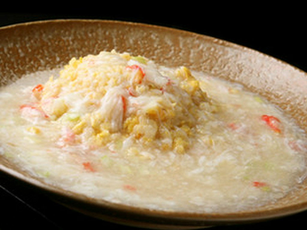 カニのあんかけチャーハン　850円