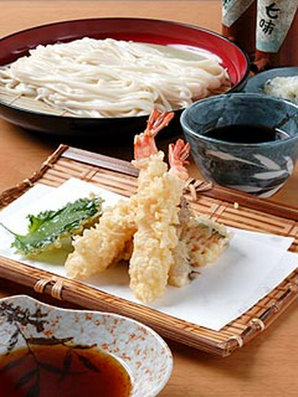 天ざるうどん