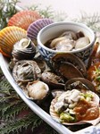 活貝・海老料理“満潮”自慢の海賊焼きをお楽しみ下さい。