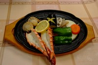 （えび2尾とホタテ・イカ）