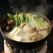 ”究極”の水炊き鍋　～白濁ガラ本スープ～