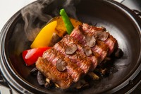 トリュフ香る 国産牛の炭火焼きステーキ