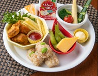 オレンジジュース付き