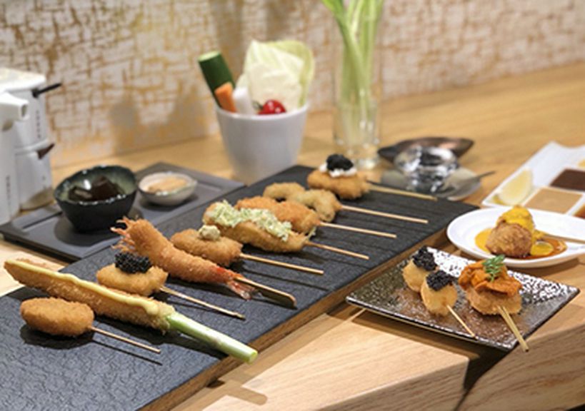 揚げたて串カツと銘酒の宴