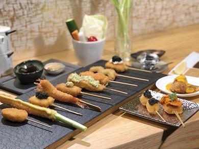 揚げたて串カツと銘酒の宴