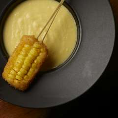 とうもろこしの冷製スープ