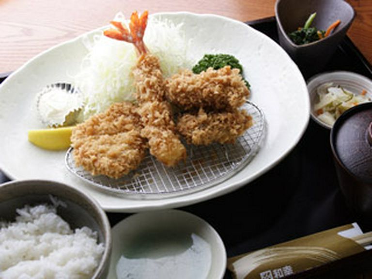 カキ盛合せ膳(季節メニュー)