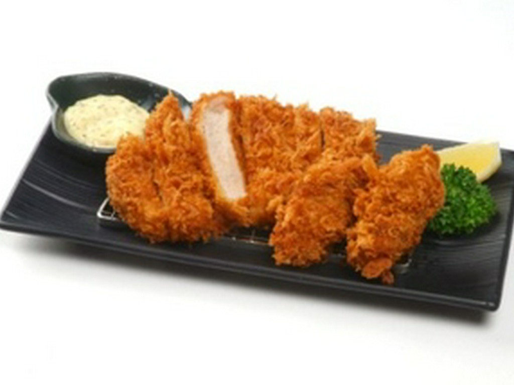 カキフライと健美豚ロースかつ定食