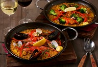 〆はやっぱりパエリア！　食べ応えあります！