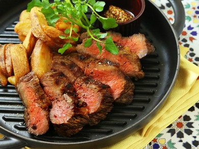 ＜おすすめ＞甲州ワインビーフのグリルステーキ！