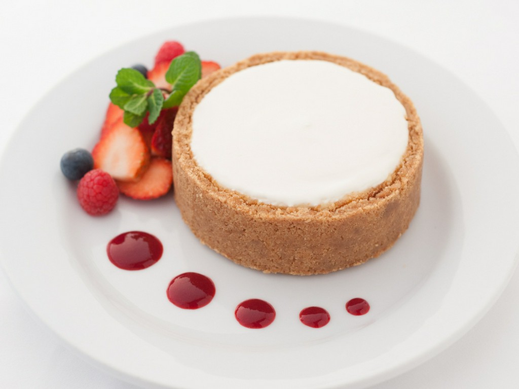 クリーミーなホームメイドチーズケーキ