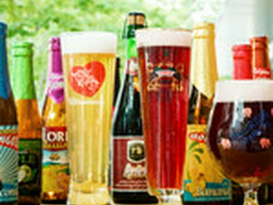 拘りのベルギークラフトビールと自社輸入ワイン、豊富なカクテル