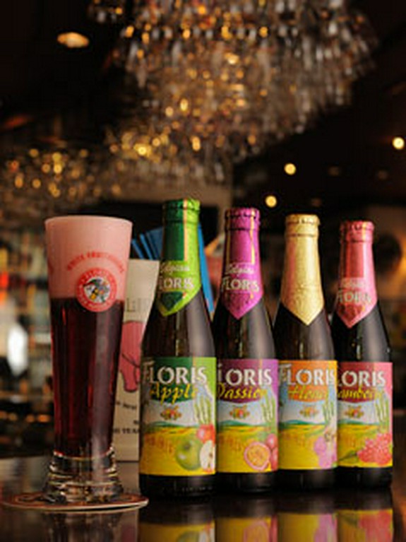 白ビールにチェリーを味付けした『フローリス・クリーク』