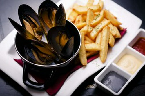 ムール貝とフリッツ