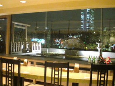 サンシャインを見ながら