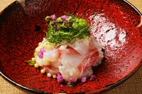真鯛の塩麹和え