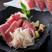 旬の素材をふんだんに使った、各種創作料理、ぜひご賞味ください！
