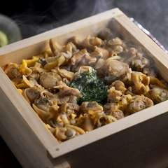 貝の蒸篭飯