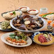 要予約／2名様～／お席2時間制（飲み放題は30分前L.O.）
※誠に申し訳ございませんが、当日・前日のキャンセルはお受けできません。お申し込みコース（お料理）代金の全額を請求させていただきますのでご了承くださいませ。なお、人数の変更などは前日までお受けいたします。