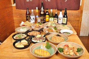メニューの中から選べる「のみたべ放題」！お得な学割、お子様料金ございます。お気軽にお問合せください。