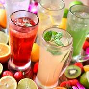 ●極みグレープフルーツサワー
●極みレモンサワー
●マンゴーサワー
●ブラッドオレンジサワー
●パインサワー
●パッションフルーツサワー
●ピーチサワー
●カルピスサワー
●ウーロンハイ