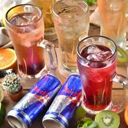 ●レッドブルウォッカ
●レッドブルカシス