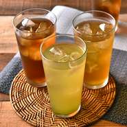 ●ほうじ茶ハイ
●玄米茶ハイ
●緑茶ハイ
●ウーロンハイ
●ジャスミンハイ
●紅茶ハイ