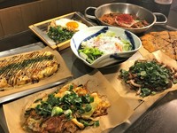 特製のプルコギ鍋とぎゅんたで人気の韓国料理を集めた、韓国好きの方ににうれしいコースです♪