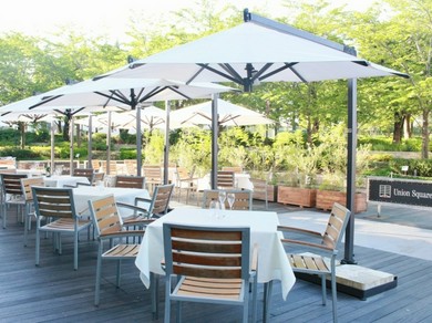 テラス席がある