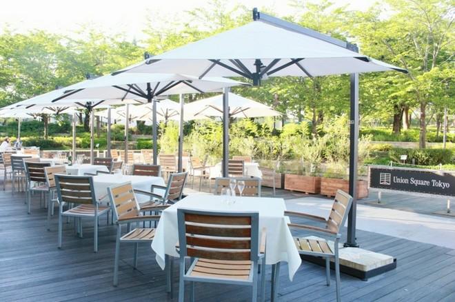 テラス席がある