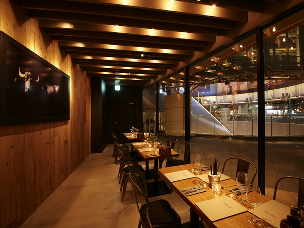 テラス席はペットの同伴が可能。愛犬とのひとときに