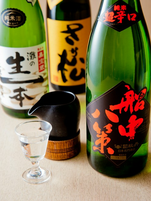 日本酒にこだわっている