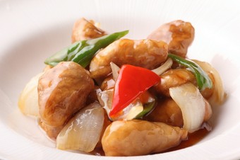 桃谷樓名物　酢豚