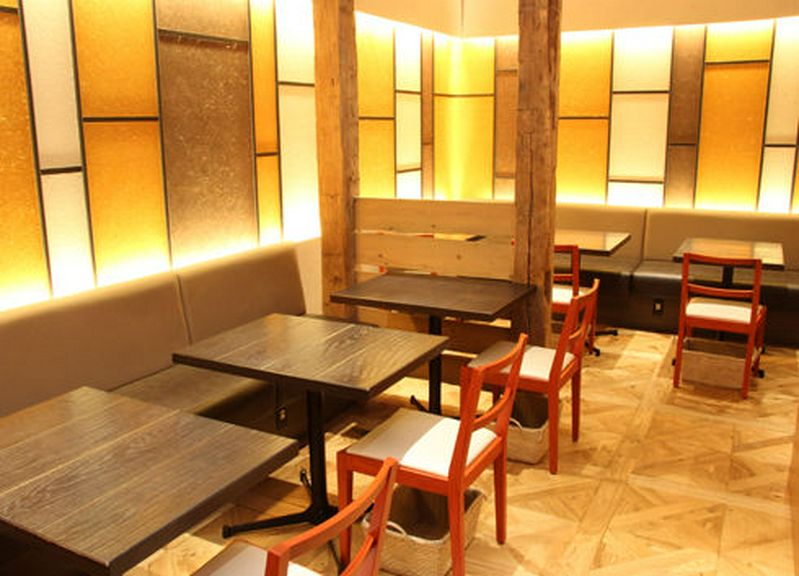 ゆったりとでき、友人とのおしゃべりランチやデートに最適