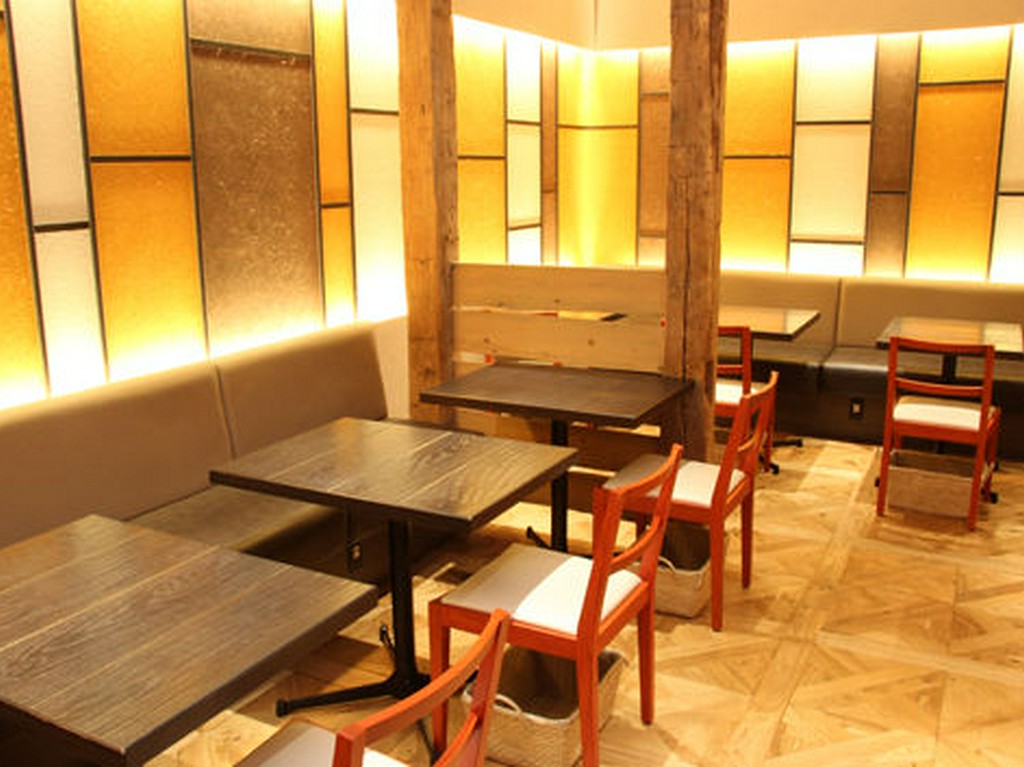 ゆったりとでき、友人とのおしゃべりランチやデートに最適