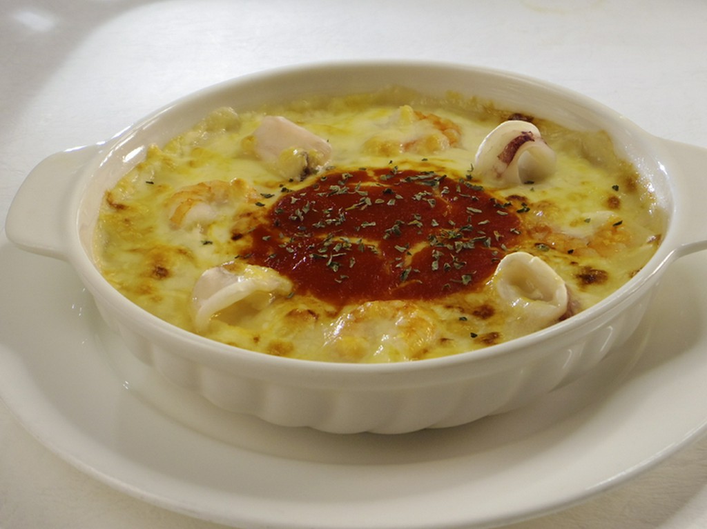 シーフードドリア