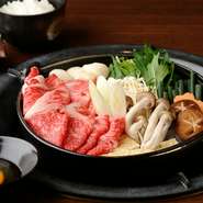 ≪国産牛すき焼≫