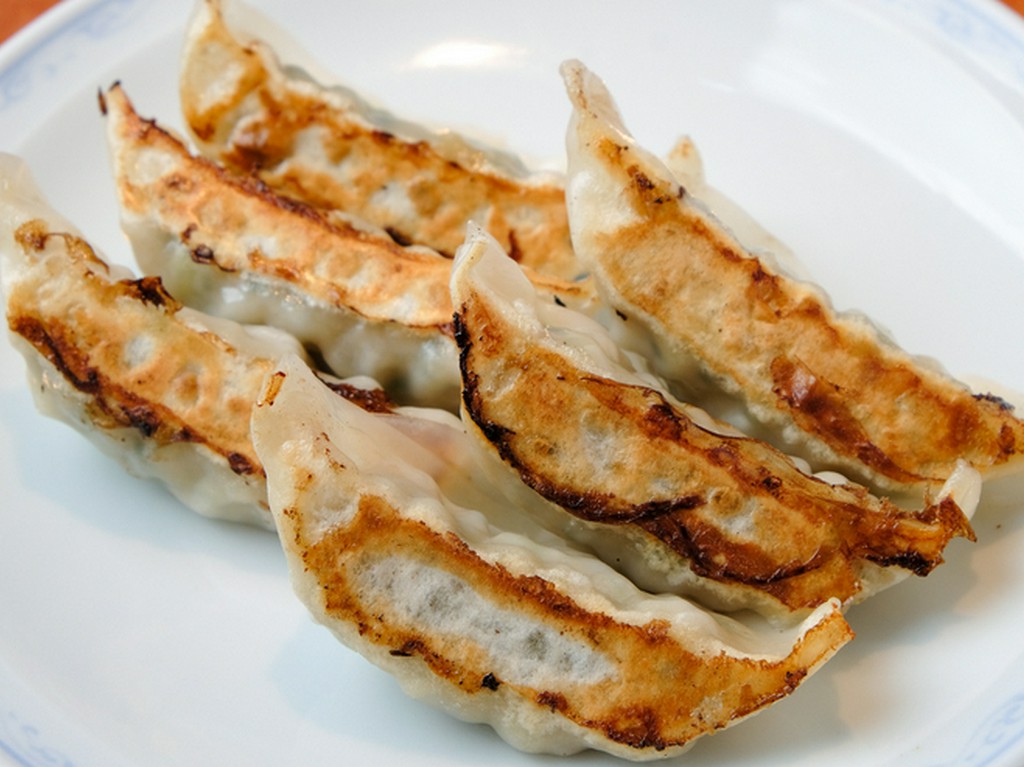 食材は、全て国産にこだわった、肉汁たっぷりジューシーな味わいの『焼ぎょうざ』