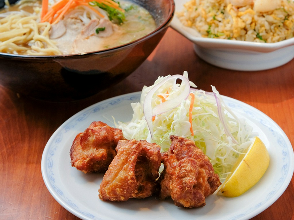 チャーハン唐揚げセット　しょうゆらーめん