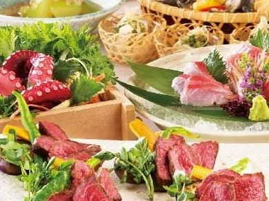 宴会コースもアラカルトも、全国各地の厳選食材を使用