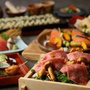 こだわりの和食料理を堪能できる料理のみの宴会コースや飲み放題付きの宴会コースなど、用途に合わせて使えるプランが充実。バリエーションが豊富で、幹事さんも大助かりです。
