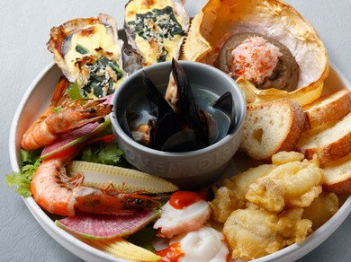 シーフードのグリル盛り合わせ