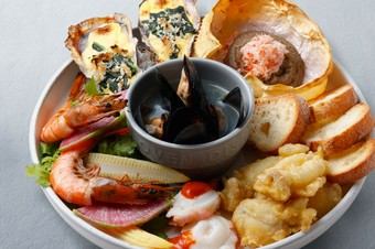 シーフードのグリル盛り合わせ