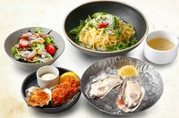 牡蠣を満喫！当店のスタンダードなランチコース