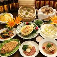 大切な方の歓迎会、送別会など会社の宴会にふさわしい豪華な料理が集結。また、その時期ごとに旬を迎える食材も取り入れたコースも限定で登場するので、『小籠包』をはじめ、季節の味覚を中国料理で堪能できます。