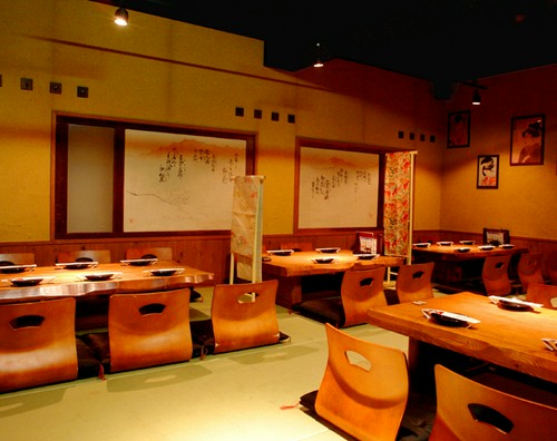 最大70名まで利用できる大きな座敷席