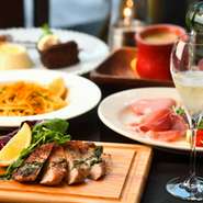 赤坂駅直結、赤坂Bizタワー1階にあるイタリアンダイニング【grigio la tavola】で過ごすのにおすすめプランあり！　各種シーン・後予算に合わせてご相談下さい。

