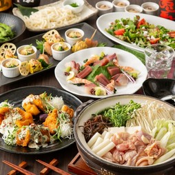 若鶏と軟骨つくねの白湯鍋で温まる『味わい（鍋）コース』